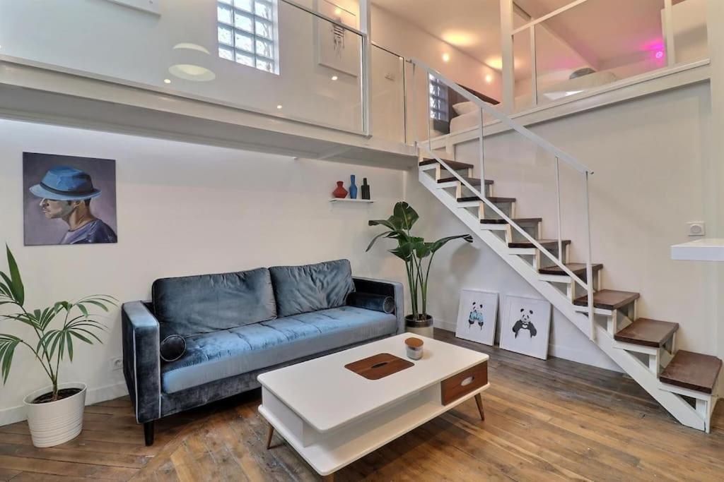 Unique Loft Apartment Located 15 Minutes From The Champs Elysees Saint-Ouen  Dış mekan fotoğraf